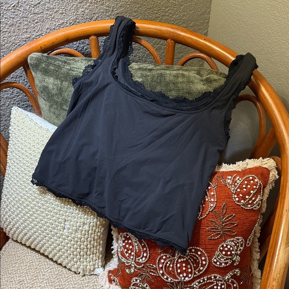 Skims Lace Trim Tank